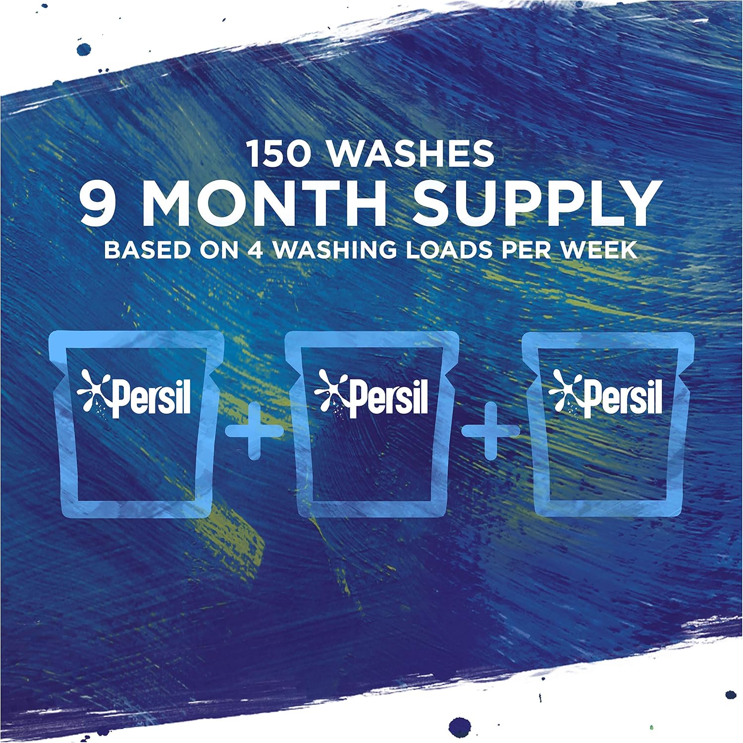 Persil Bio Laundry Washing Capsules brilliant stain removal mega refill pack 3x 50 capsules (150 washes), 50 count (Pack of 3) - Image 4