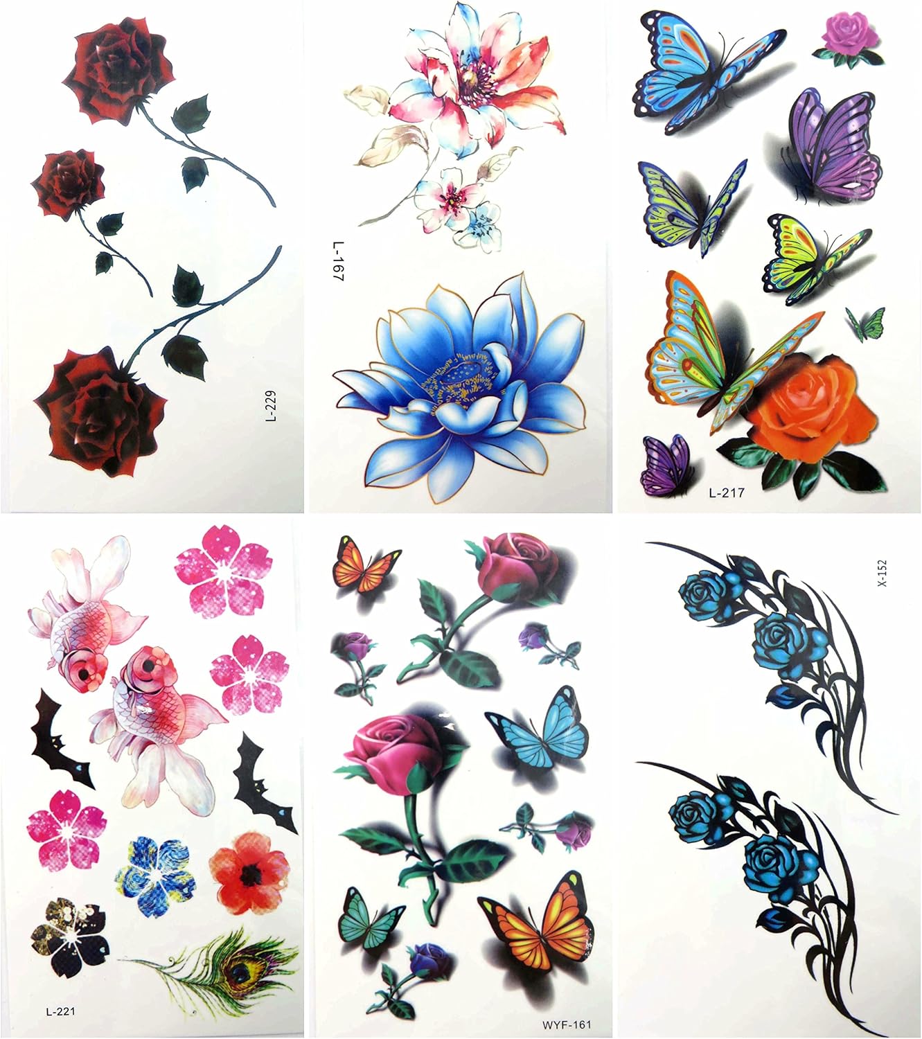 amazon-6-sheets-temporary-tattoo-stickers-fake-temporary-tattoo