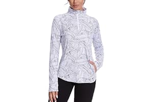 M MOTEEPI Long Sleeve Shirts for Women with Thumb Hole Quick-Dry Womens Golf Shirt Pullover UPF 50+ Ladies Sun Shirts