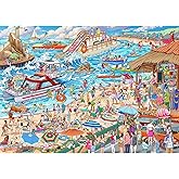 TangMosaic Summer Beach Bliss Jigsaw Puzzle, 1000 Piece Puzzle for Adults, Impossible Hard Difficult Challenging Puzzles for Adults 1000 Pieces, Home Decoration Puzzle, Interlock Perfectly No Dust