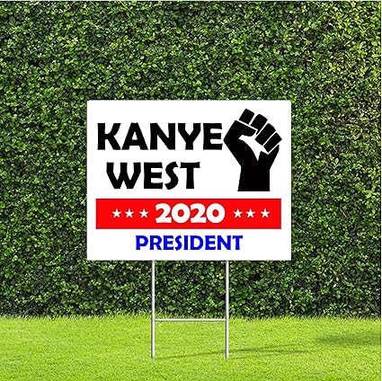 yeezy 2020 yard sign