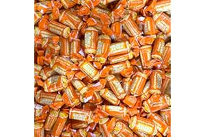SNEAKY MANGO Orange Tootsie Fruit Chews 1 Pound Bulk Candy Bag Individually Wrapped Taffy Candies - Approx. 67 Pops in each Bag!