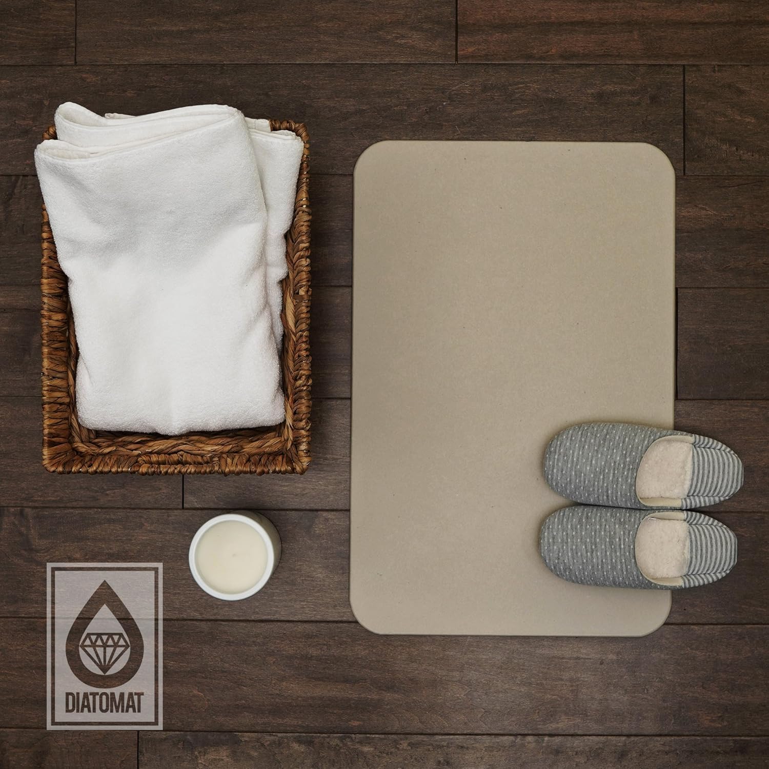 Diatomat Diatomite Stone Bath and Shower Mat by, Non Slip Mat with Diatomaceous eBay