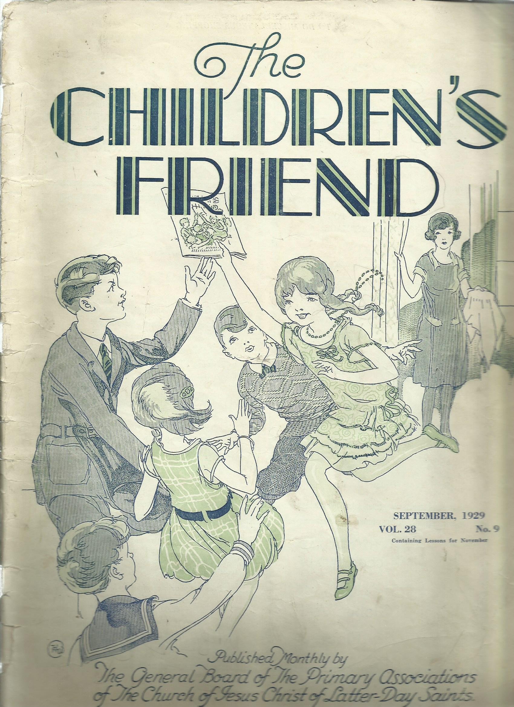 The Childrens Friend Sept 1929 Vol28 No9 Zippo Zip - 