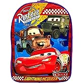 Ruz Kid's Licensed Cars 15 Inch School Bag Backpack (Cars Rust-Eze), Large