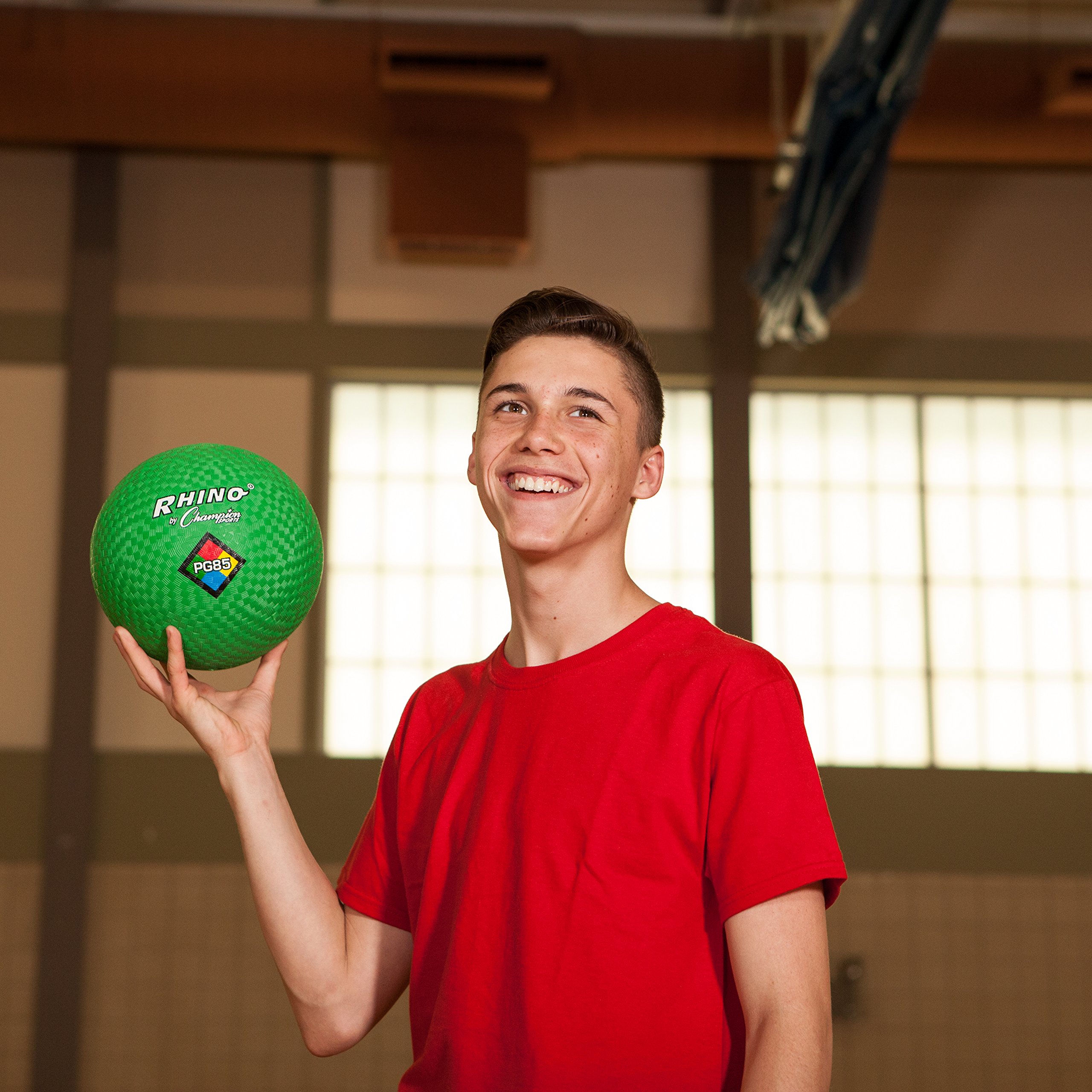 Champion Sports Playground Balls – Single Balls & Sets, Multiple Colors, Durable Nylon-Wound Construction for Kickball & Indoor/Outdoor Play