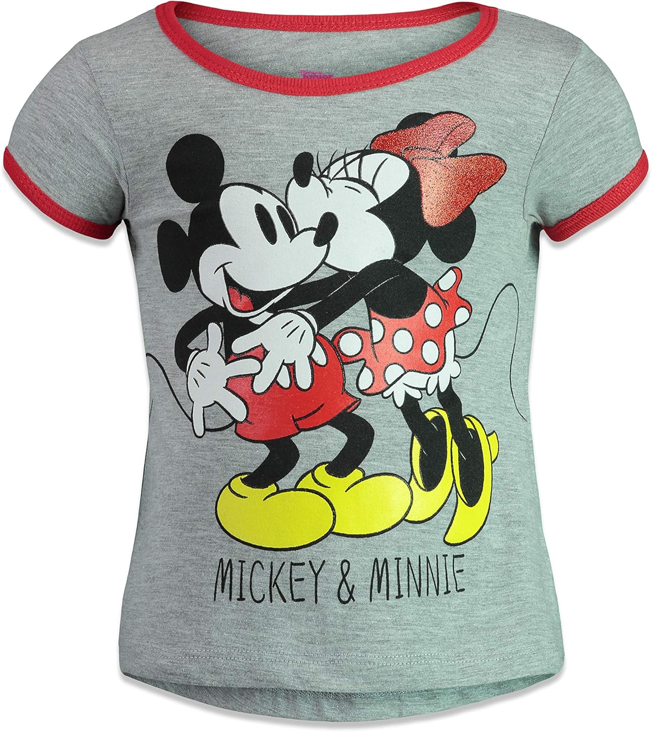 Disney Minnie Mouse 4 Pack Short Sleeve Graphic T-Shirt: Clothing
