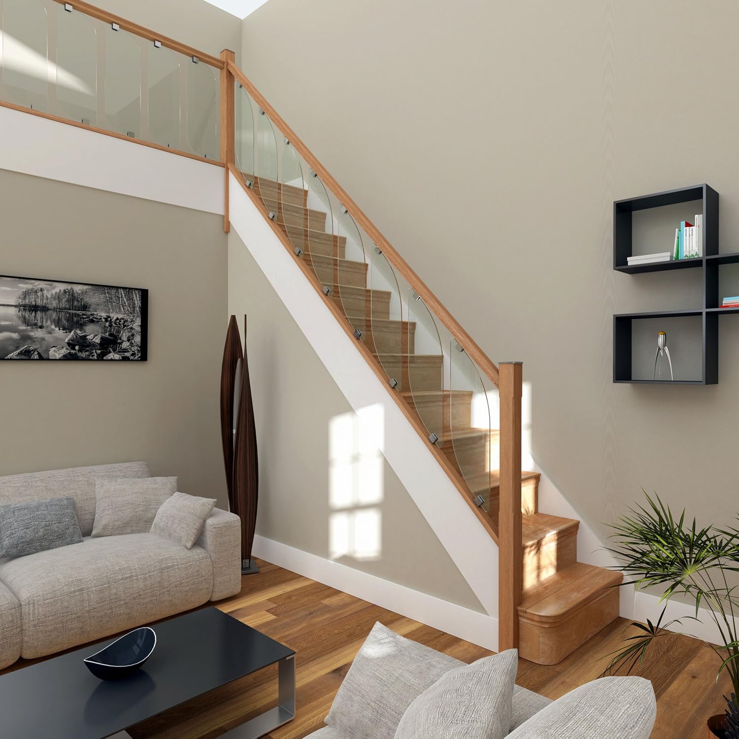 Glass Stairparts Staircase Kit Amazon Co Uk Kitchen Home