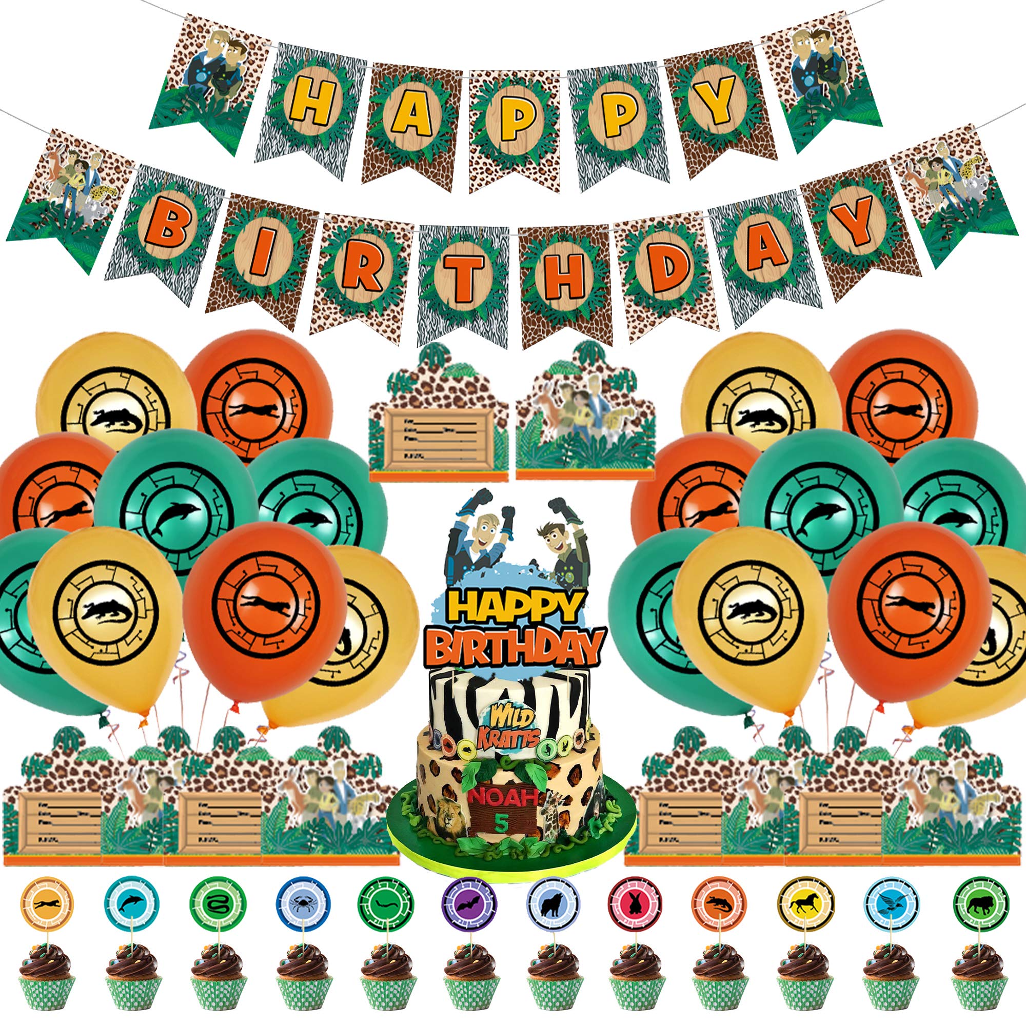 Buy Party Packs for Wild Kratts Birthday Party Supplies,Wild Creature