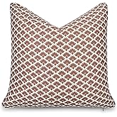 Crumbs Home Modern Farmhouse California Casual Indoor Outdoor Throw Pillow Cover, 20"x20" Water Repellent for Patio, Backyard