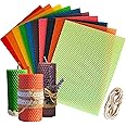 10 Colors Sheets 10" X 8" Beeswax Candle Making Kit - Pure Handmade 100% Beeswax Honeycomb - Made in Ukraine - Cotton Wick 7