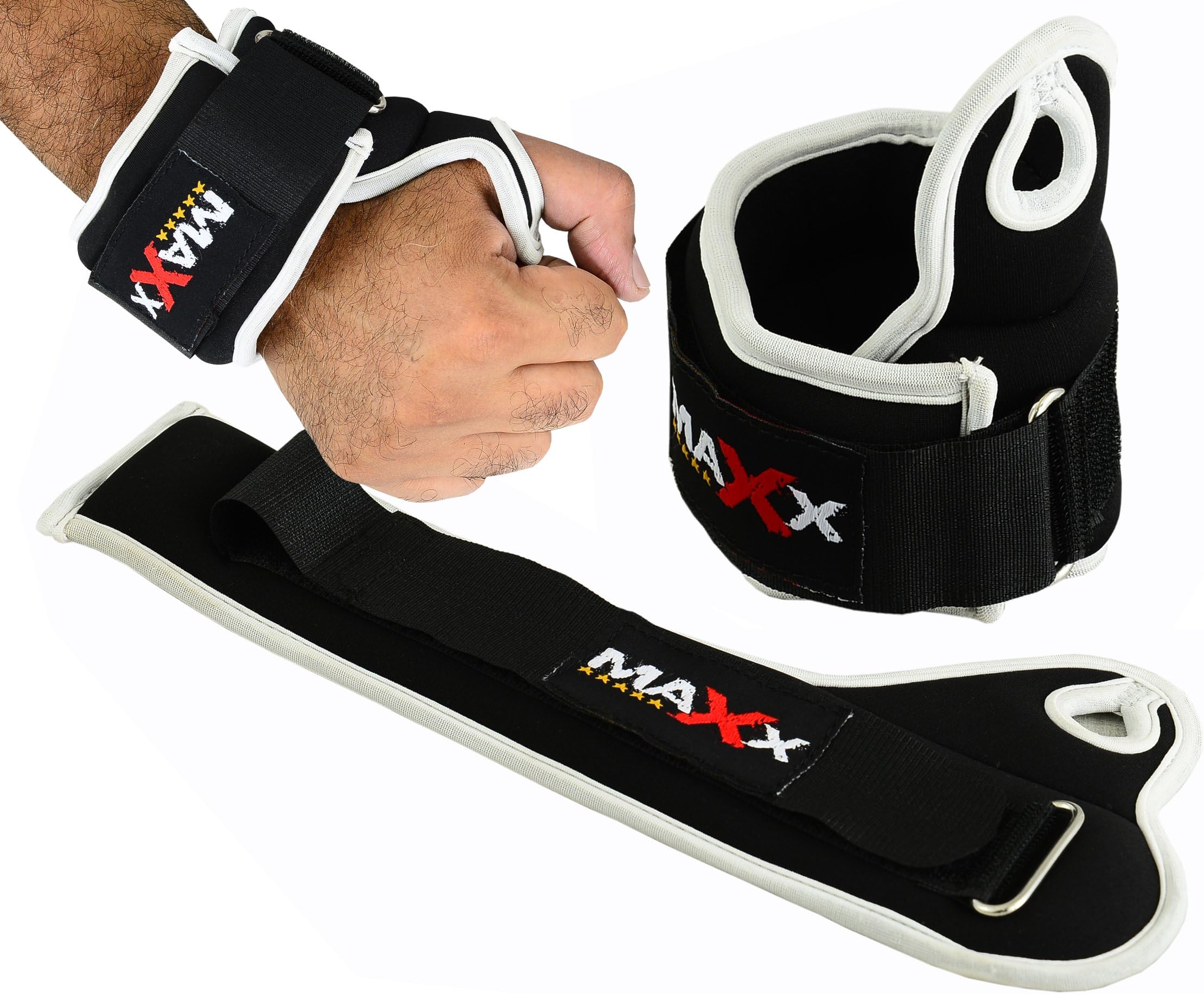 Max Adjustable Neoprene weighted wrist strap , Ankle weight straps