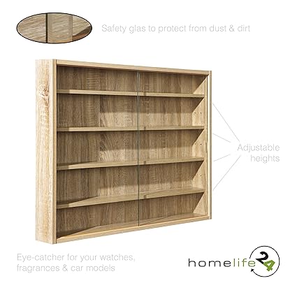 H24living Display Cabinet Collection Cabinet Glass Display Case