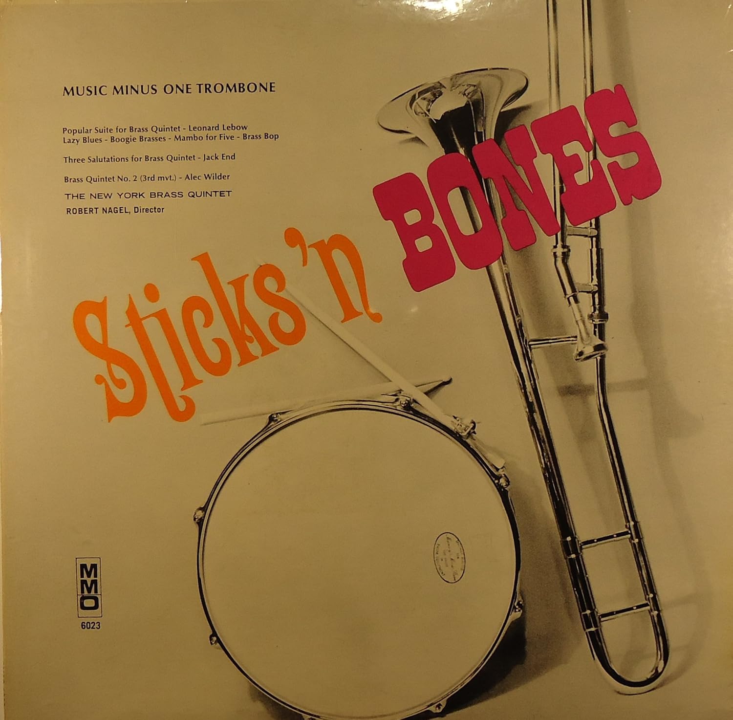  Sticks 'n Bones Music Minus One Trombone Music