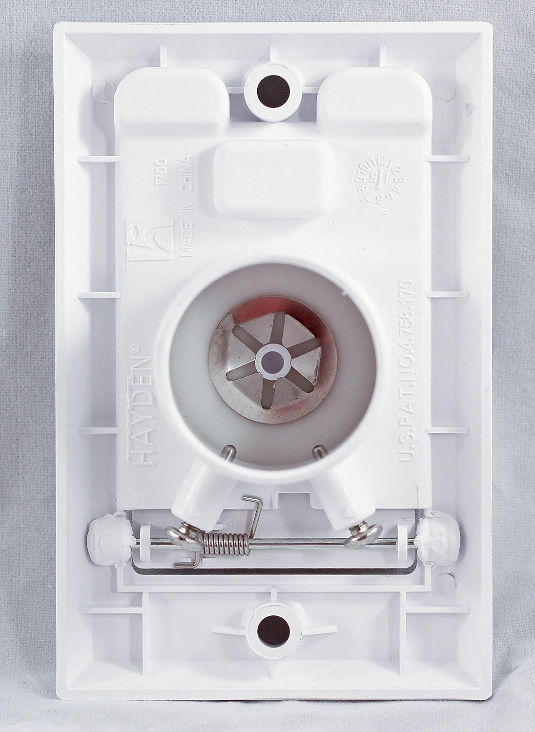 HAYDEN Central Vacuum Wall Inlet - White Square Door 1700-01 Vac Hose Outlet: Home & Kitchen