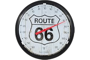 LA CROSSE MCCORMICK La Crosse 104-108-R66 8" Route 66 Round Dial Thermometer