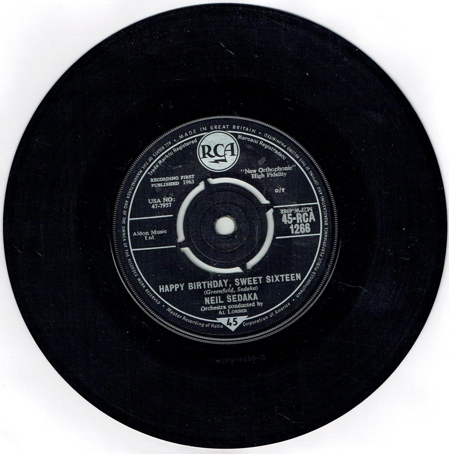 Neil Sedaka Happy Birthday Sweet 16