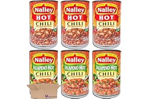 Tribeca Curations | Nalley Chili Hot & Jalapeno Hot Combo Pack | 14 Ounce Can | Pack of 6