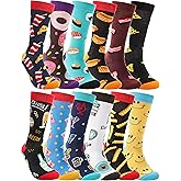 MOGGEI Funny Socks for Men Women Fun Cozy Crazy Novelty Fashion Breathable Printed Cotton Boot Socks