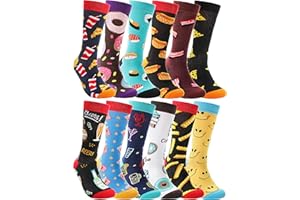 MOGGEI Funny Socks for Men Women Fun Cozy Crazy Novelty Fashion Breathable Printed Cotton Boot Socks