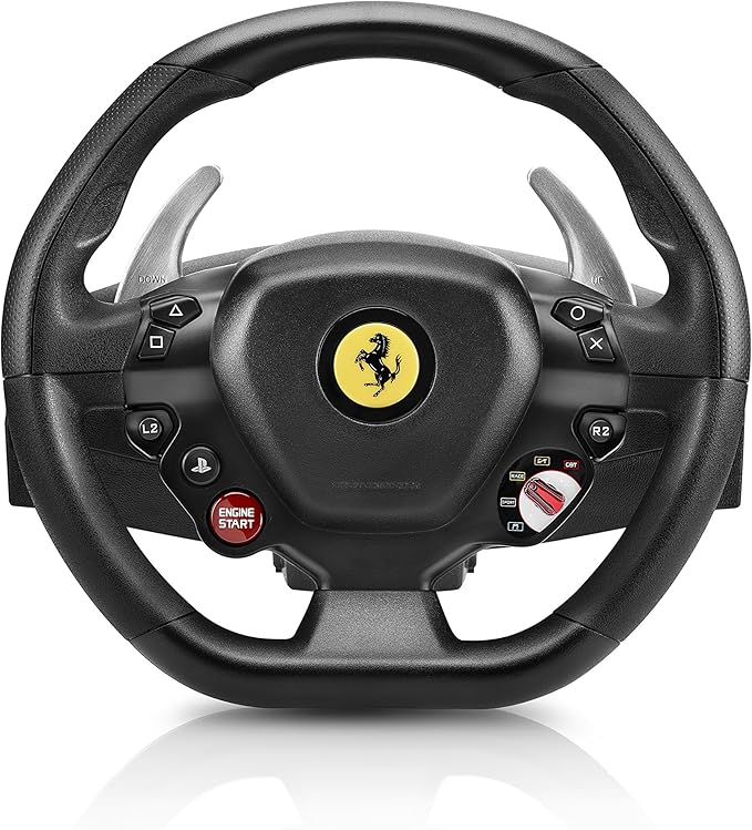 Thrustmaster T80 Ferrari 4 Gtb Edition Volante Dotato Di Resistenza Lineare Realistica Compatibili Con Ps4 Pc Funziona Con Giochi Ps5 Amazon It Videogiochi