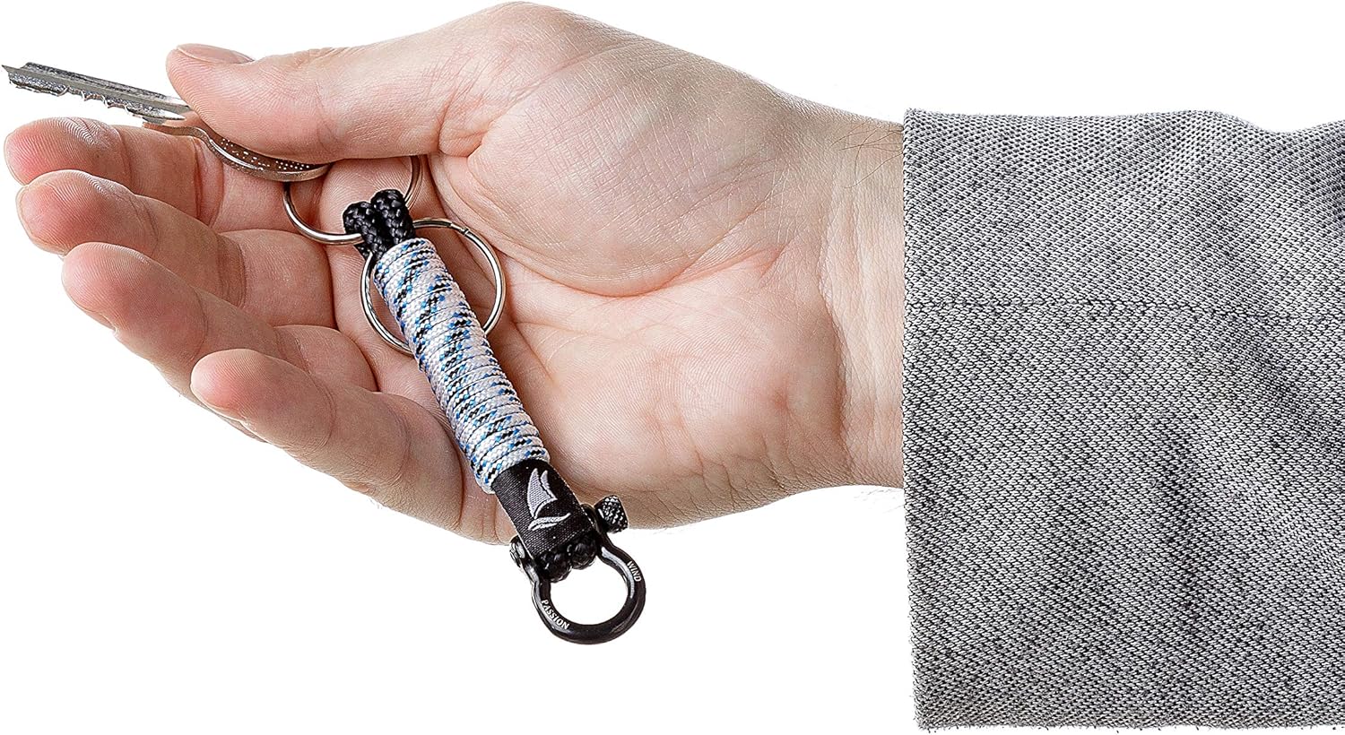 Wind Passion - Paracord Nautical Keychain for Men & Women Who Love Adventures, White Pearl - Image 3