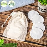 Hima'la 12 Pcs Reusable Bamboo Makeup Remover Pads with Laundry Bag view 6