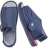 EUROPEAN SOFTEST Mens Slippers Wide Adjustable