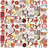 The Flash Variety 150ct Vinyl Large Deluxe Stickers Variety Pack - Laptop, Water Bottle, Scrapbooking, Tablet, Skateboard, Indoor/Outdoor