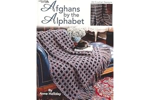 Leisure Arts Afghans by The Alphabet Crochet Book