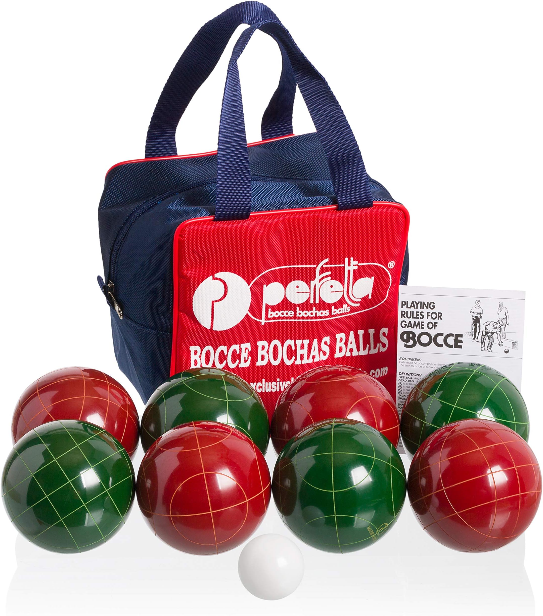 Perfetta Club Pro Bocce Ball Set 107mm Made in Italy
