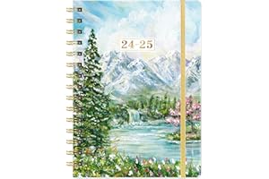 Makapoo Planner 2024-2025 - Academic Planner 2024-2025, Weekly and Monthly Planner 2024-2025, July 2024 - June 2025, 6.4" x 8.5" - Oil Painting