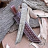 THE CUTS Damascus Classic Tanto Hunting Blank Blade