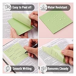 Mr. Pen- Transparent Sticky Notes, 3x3, 600