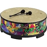 Remo KD-5822-01 Kids Percussion Gathering Drum - Fabric Rain Forest, 22"