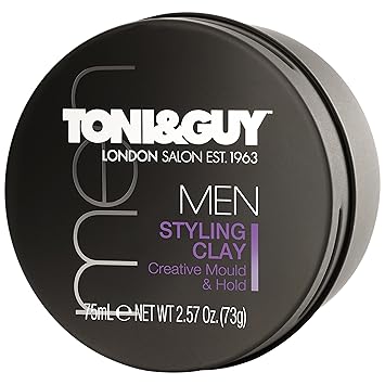 Toni Guy Men Styling Clay Fester Halt Fur Mannerfrisuren Styling Paste Fur Ein Mattes Finish Haarprodukt Fur Definition Textur Fixierte