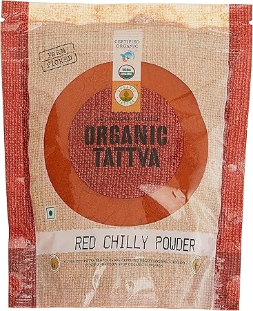 Organic Tattva Red Chilly Powder, 200g