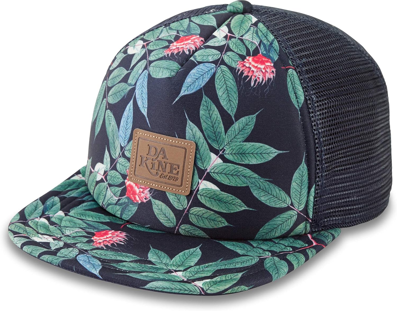 Dakine Women's Hula Trucker Hat, Eucalyptus Floral, One Size: Clothing
