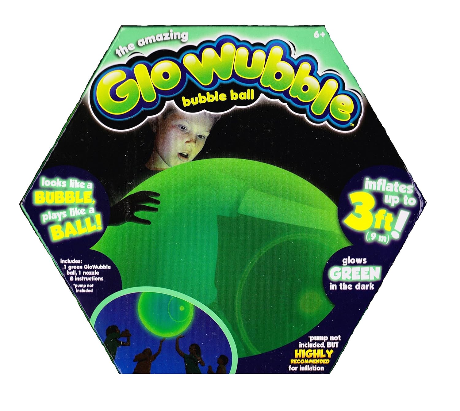 Glo Wubble Bubble Ball Wt 0.05 oz/1.5 g) Amazon.in Sports