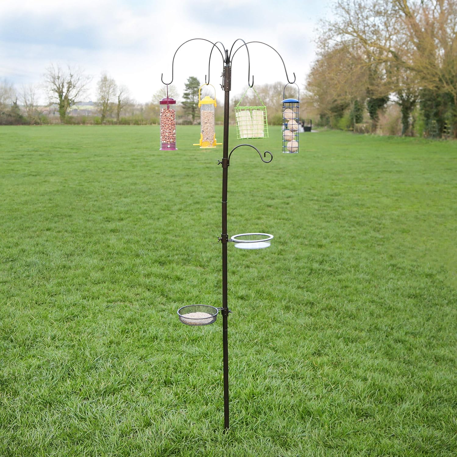 Kingfisher BFSD Deluxe Bird Feeding Station Amazon.co.uk Garden