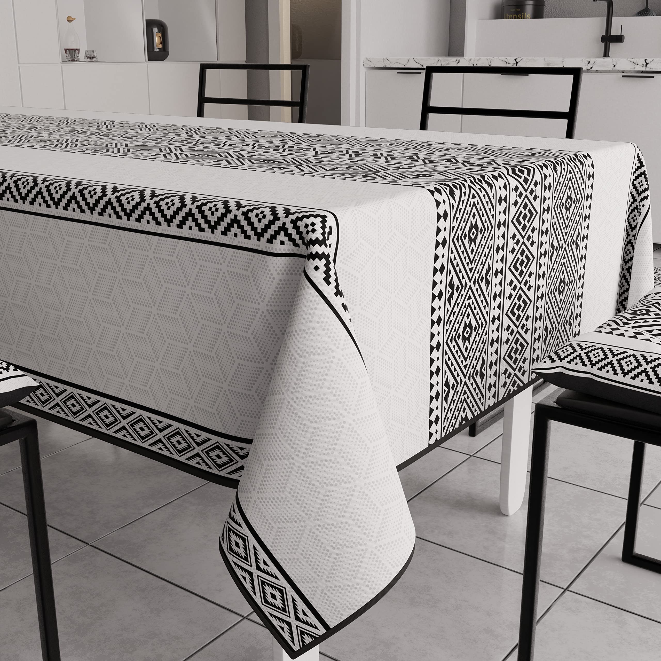 PETTI Artigiani Italiani Rectangular, Microfiber, Decorative Printed Table Cloth, 100% Made in Italy, Canvas, Oranges, 140x180 cm