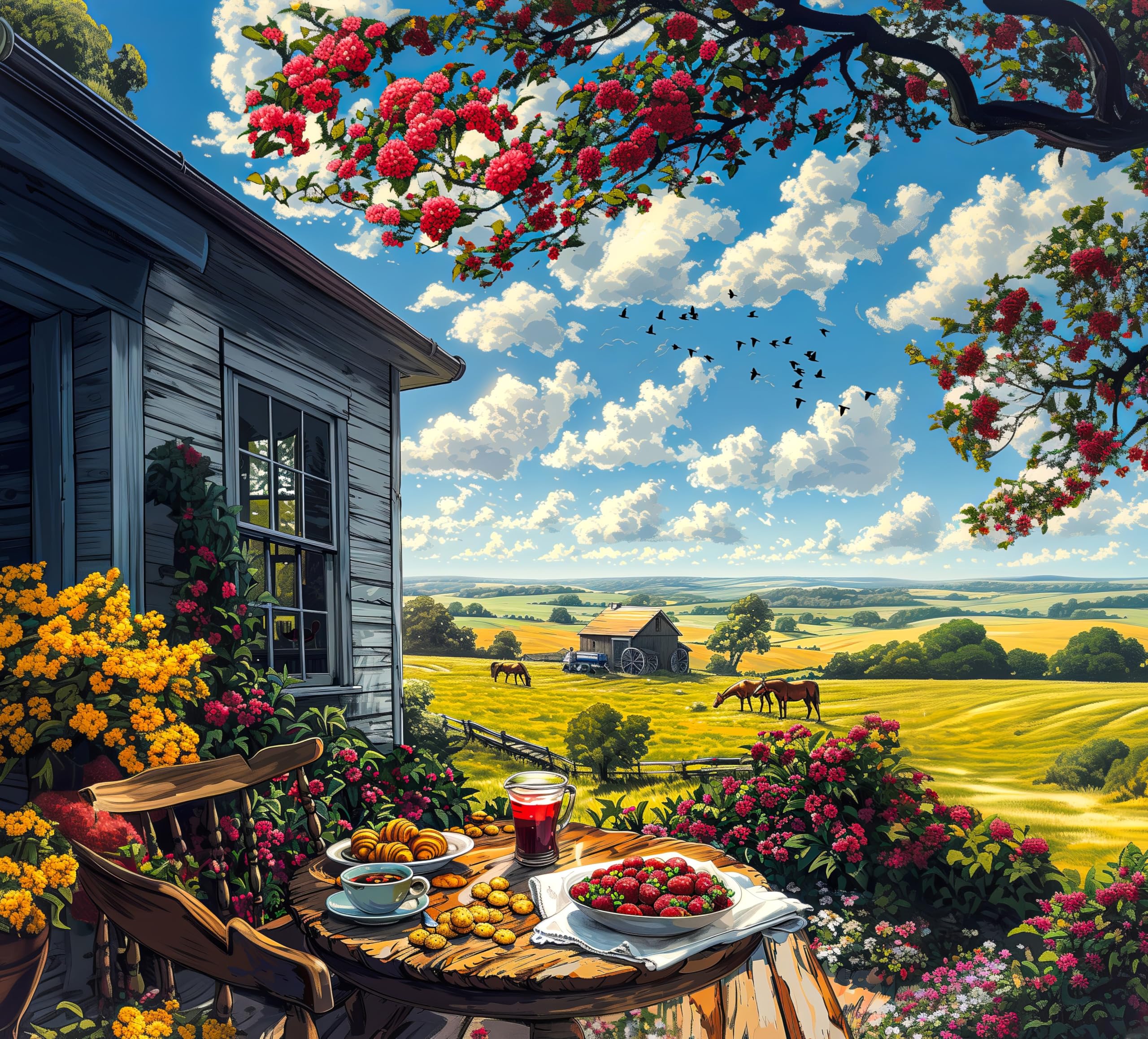 TOTBLISS 1000 piece jigsaw puzzles for adults Jigsaw Puzzles for Adults 1000Pcs Challenging Puzzle Games Premium High Resolution Landscape relaxing large floor brain teaser stress relief Gift Guide — image 1
