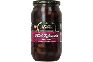 Tassos Pitted Kalamata Extra Large Olives, 18.34 Ounce