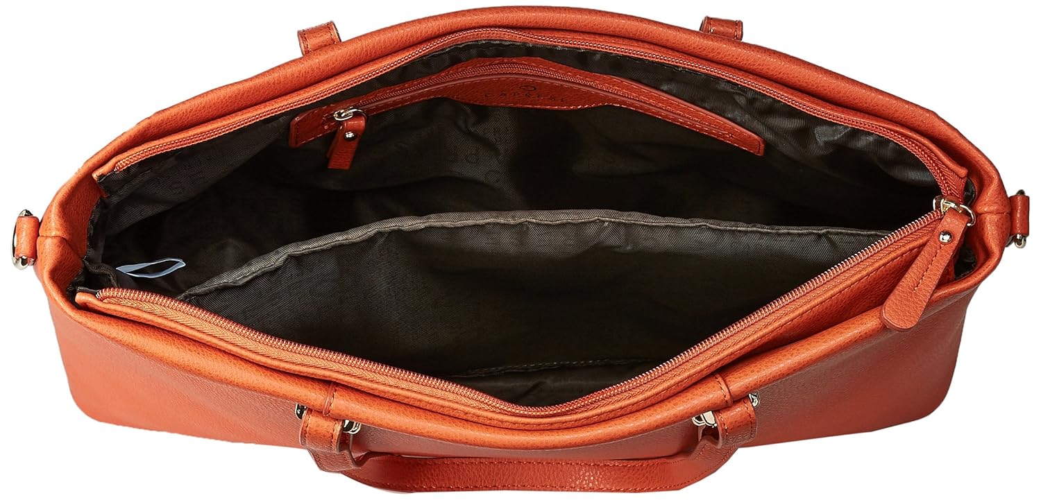 caprese women's satchel (orange)