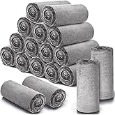 18 Pieces Throw Blankets Bulk 50 x 60 Inch Soft Warm Lightweight Fleece Flannel Blankets Bulk for Homeless Cold Weather Wedding Guests Gifts Home Couch Sofa Bed(Dark Gray)
