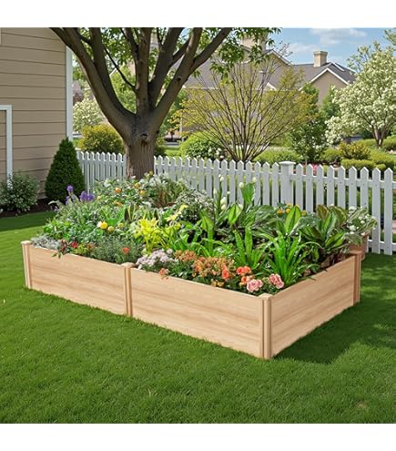 Amazon.com: Infinite Cedar Premium Cedar Raised Garden Bed - 1