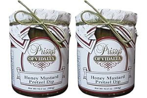 PRISSY'S OF VIDALIA Honey Mustard Pretzel Dip, 10 Oz (Pack of 2) LOW FAT
