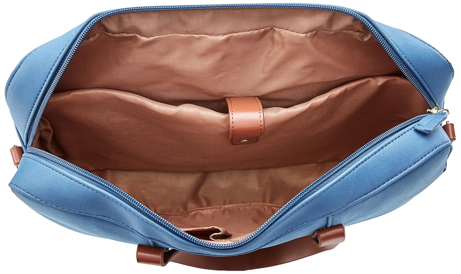 caprese felicia women's satchel (navy and tan) ()