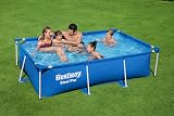 Bestway Steel Pro Metal Frame Swimming Pool Family Above Ground Outdoor Garden view 2