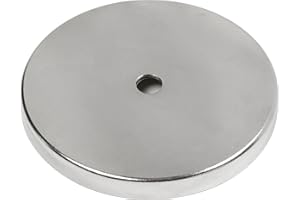 MAG-MATE MX1500 Ceramic Magnet in a Plated Cup, Permanent Ceramic Magnets, Versatile Strong Magnets, 15 lbs. Holding Capacity